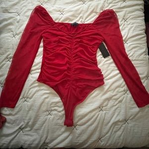 Off the Shoulder Bodysuit NWT (XL)